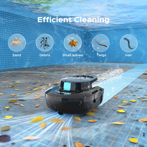 Talosbo S1 Pro 2.2L filter basket captures debris and fine particles