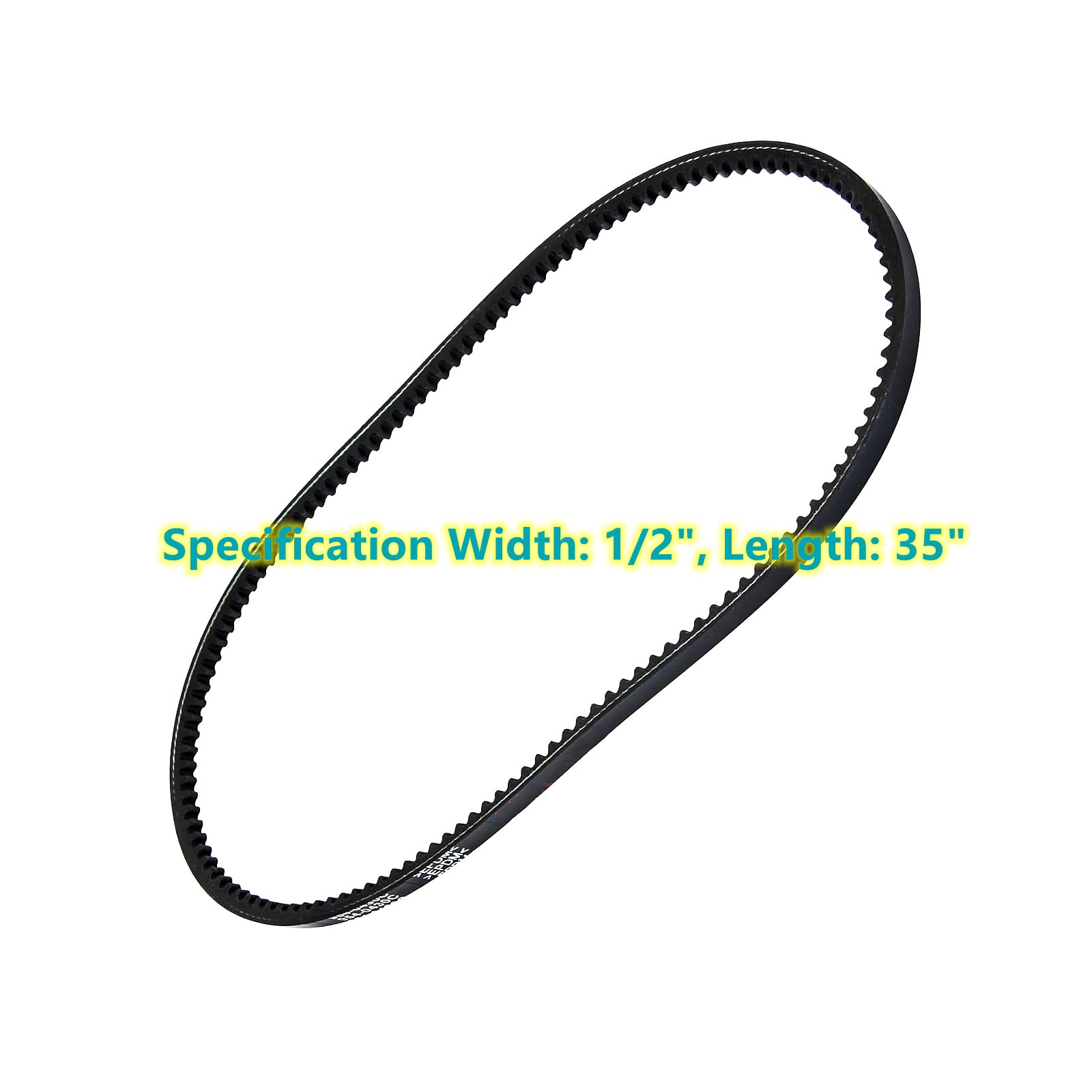 TALSWIF 12x35 drive belt in black rubber, ready OEM replacement part