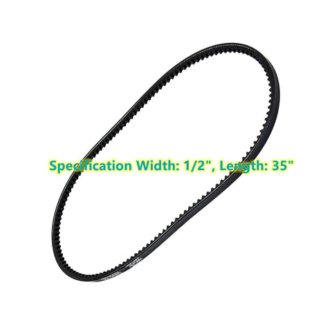 TALSWIF 12x35 drive belt in black rubber, ready OEM replacement part