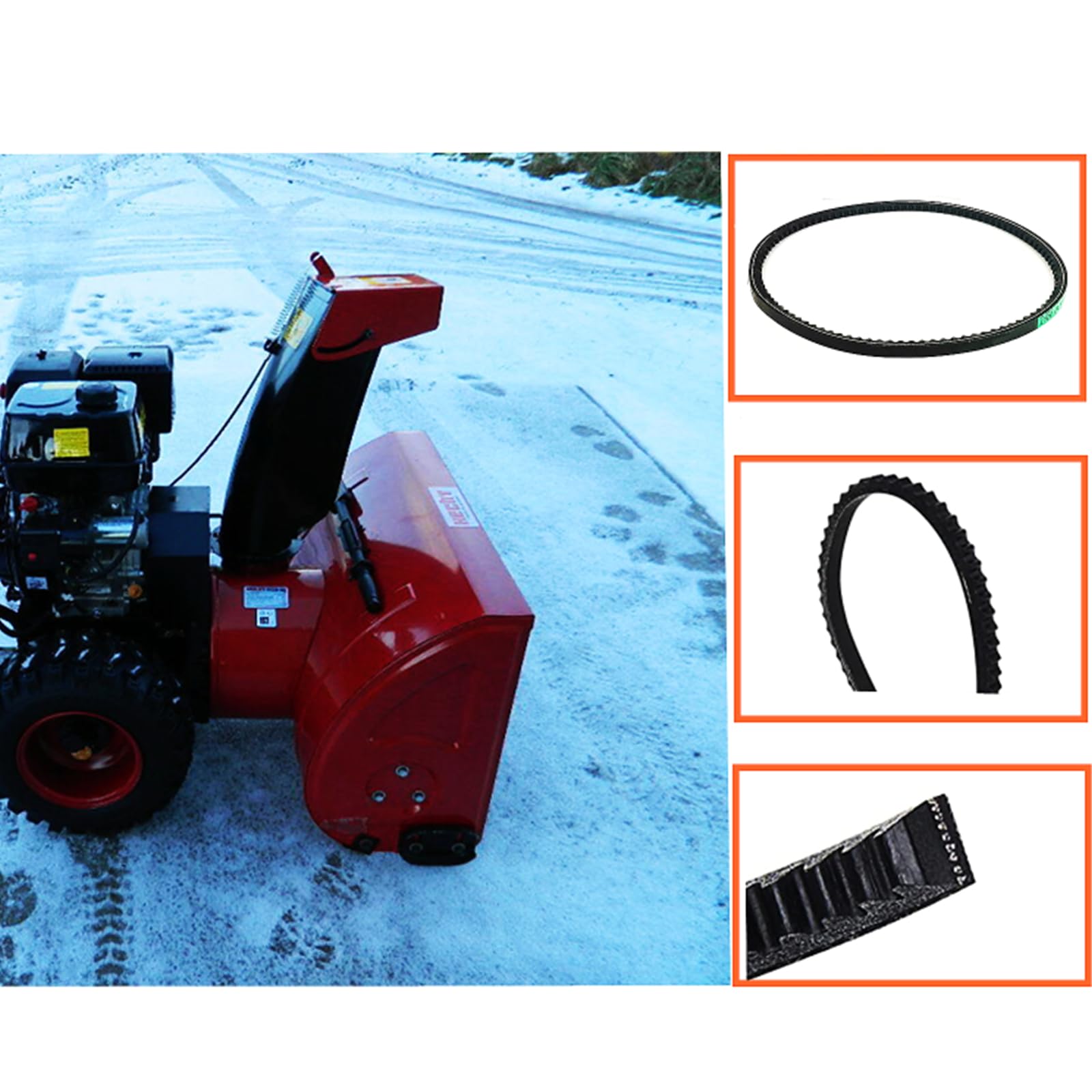 TALSWIF packaging confirms 1x cogged auger drive belt included