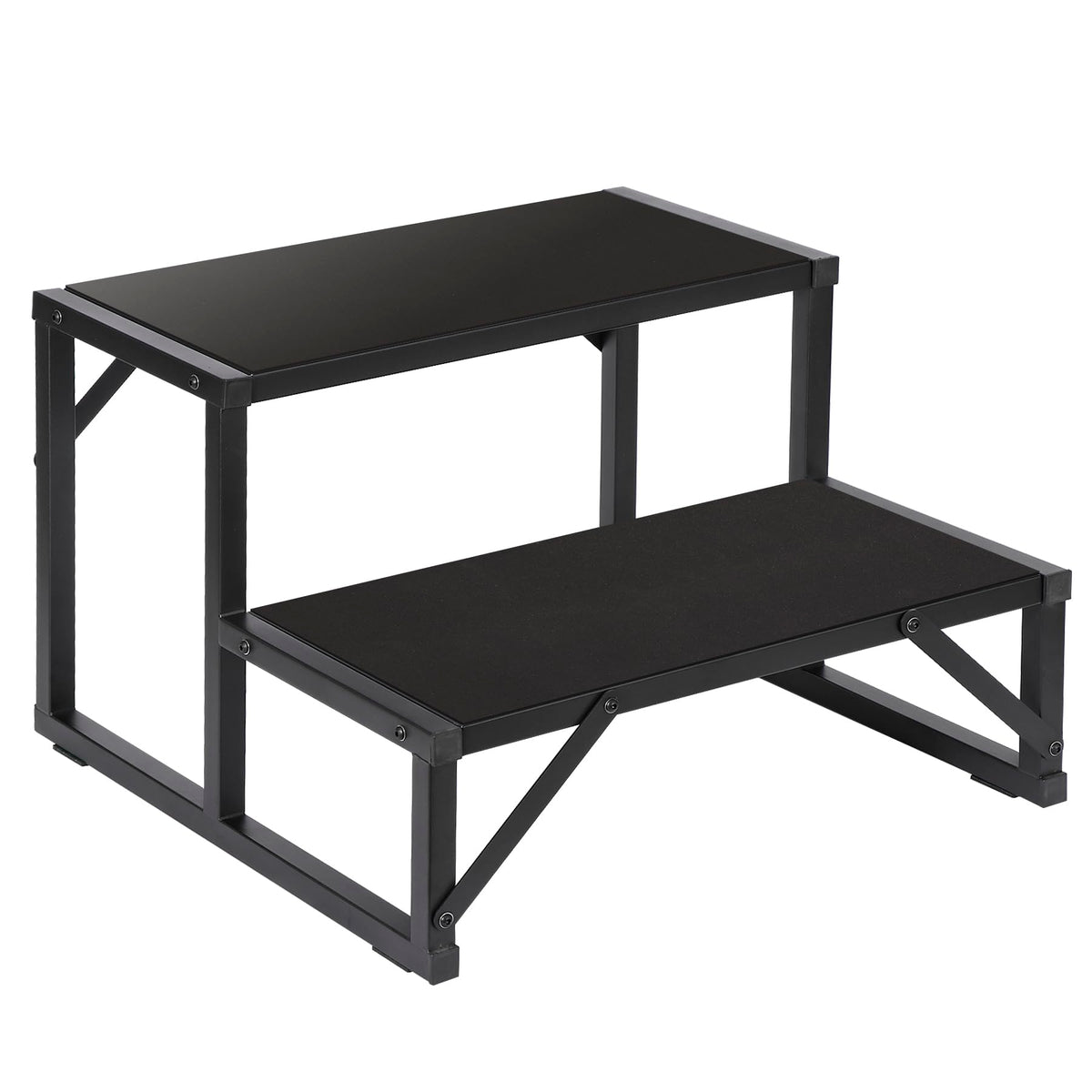 Talustool hot tub step with steel construction for durability and stable access.
