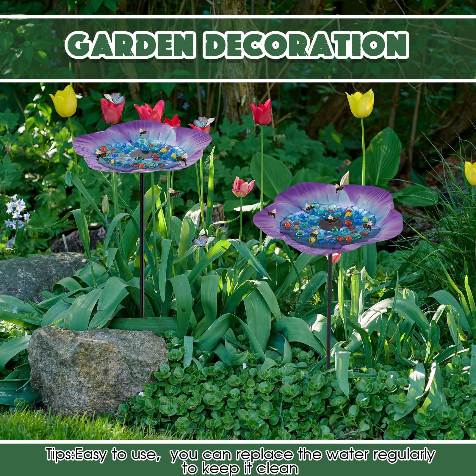 Tandefio garden decor adds color and charm to outdoor spaces.