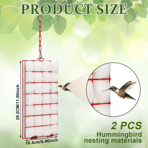 Tandefio nesting material holder with chain hook offers versatile hanging