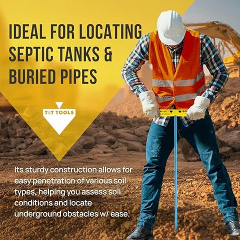 T&T Tools Smart Stick aiding gas line detection for safer maintenance and planning.