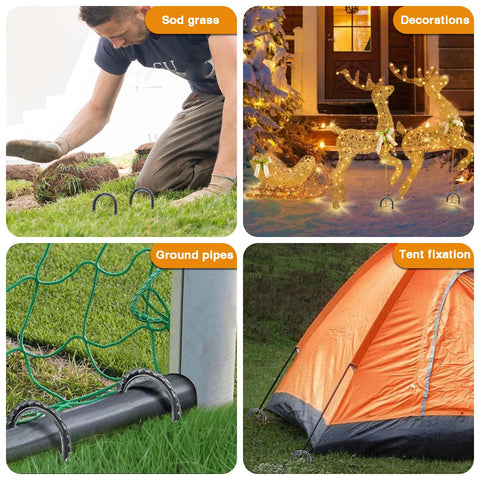 TANGJEAMER electrostatic finish stake durable for long outdoor use.