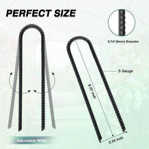 TANGJEAMER heavy-duty tent stake with rust-proof metal body for outdoors.