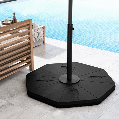 Tangkula base plate fill spout for easy water or sand filling.