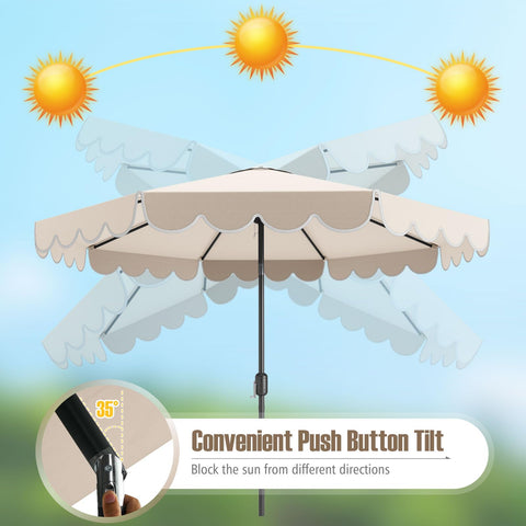 Tangkula crank mechanism makes opening and closing easy