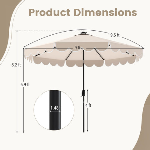 Tangkula crank-operated canopy for easy opening and closing