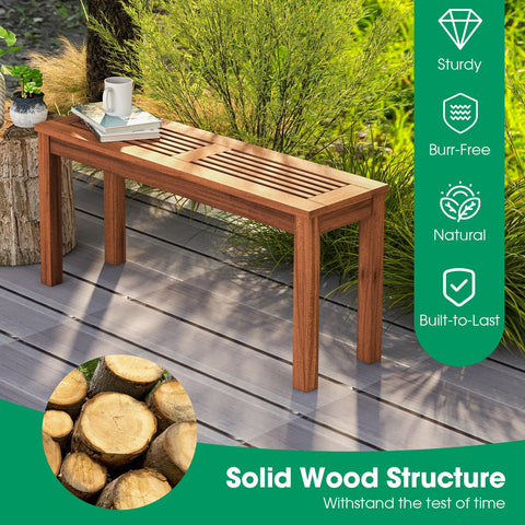 Tangkula entryway bench adds natural warmth to indoor spaces.