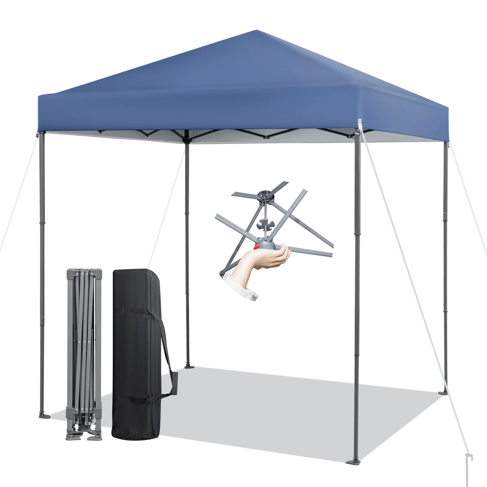 Tangkula pop-up canopy with center lock for fast setup outdoors