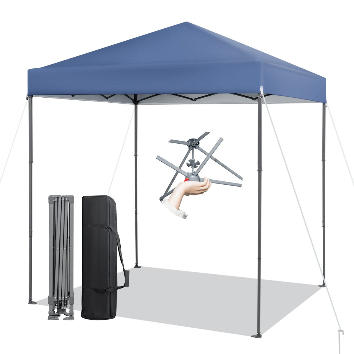 Tangkula pop-up canopy with center lock for fast setup outdoors