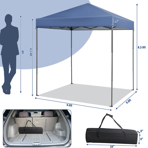 Tangkula canopy is waterproof and tear-resistant for light rain