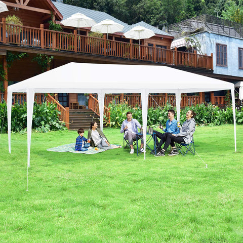 Tangkula portable-canopy-shelter-carry-bag demonstrates easy transport and quick setup.