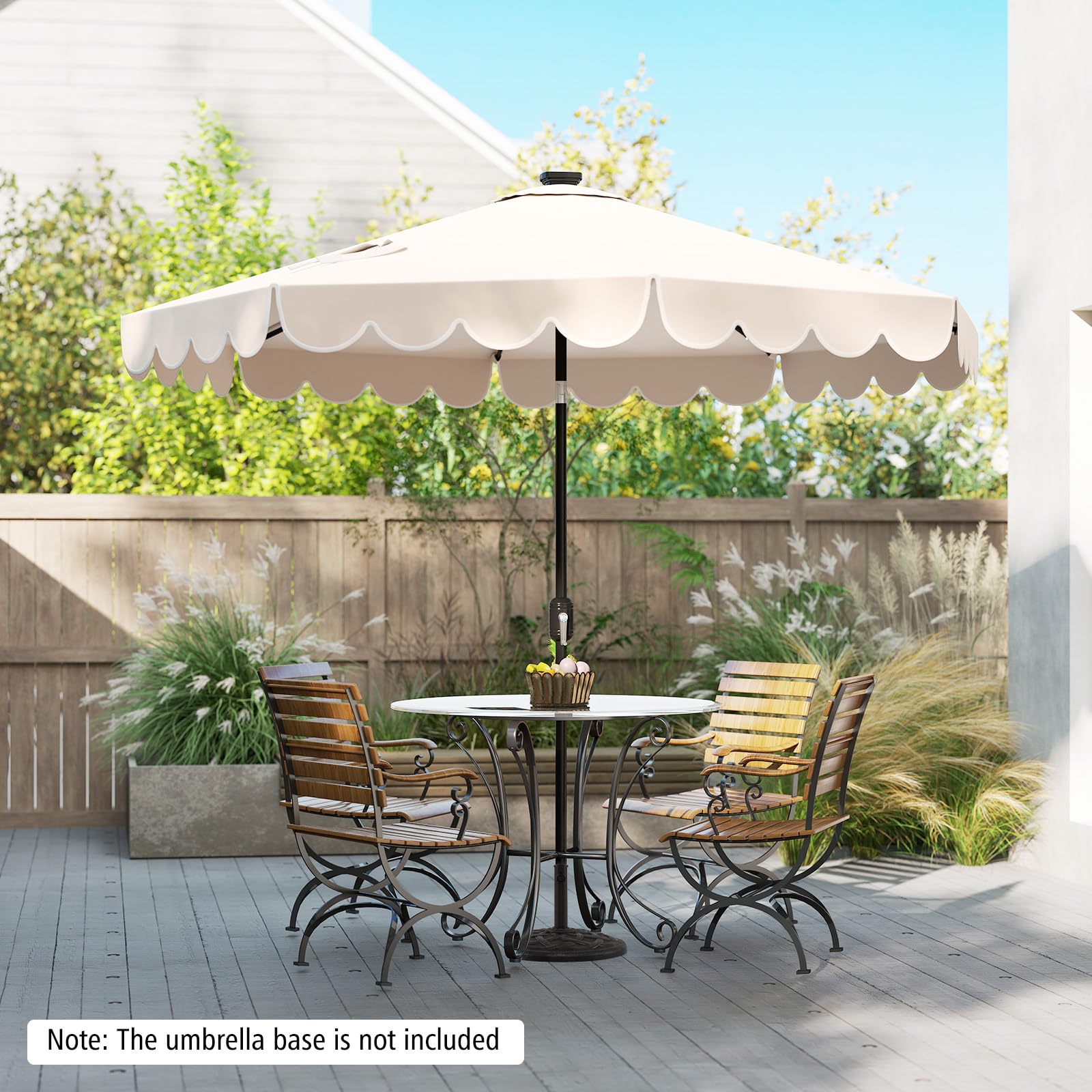 Tangkula push-button tilt mechanism for customizable shade