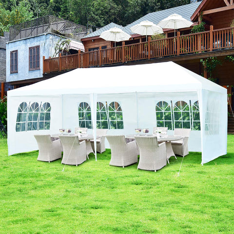 Tangkula steel-frame-tarp-roof highlights sturdy construction and durable protection against elements.