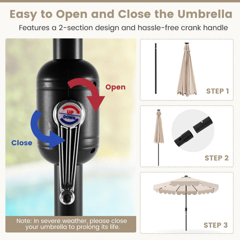 Tangkula top air vent promotes airflow and stability