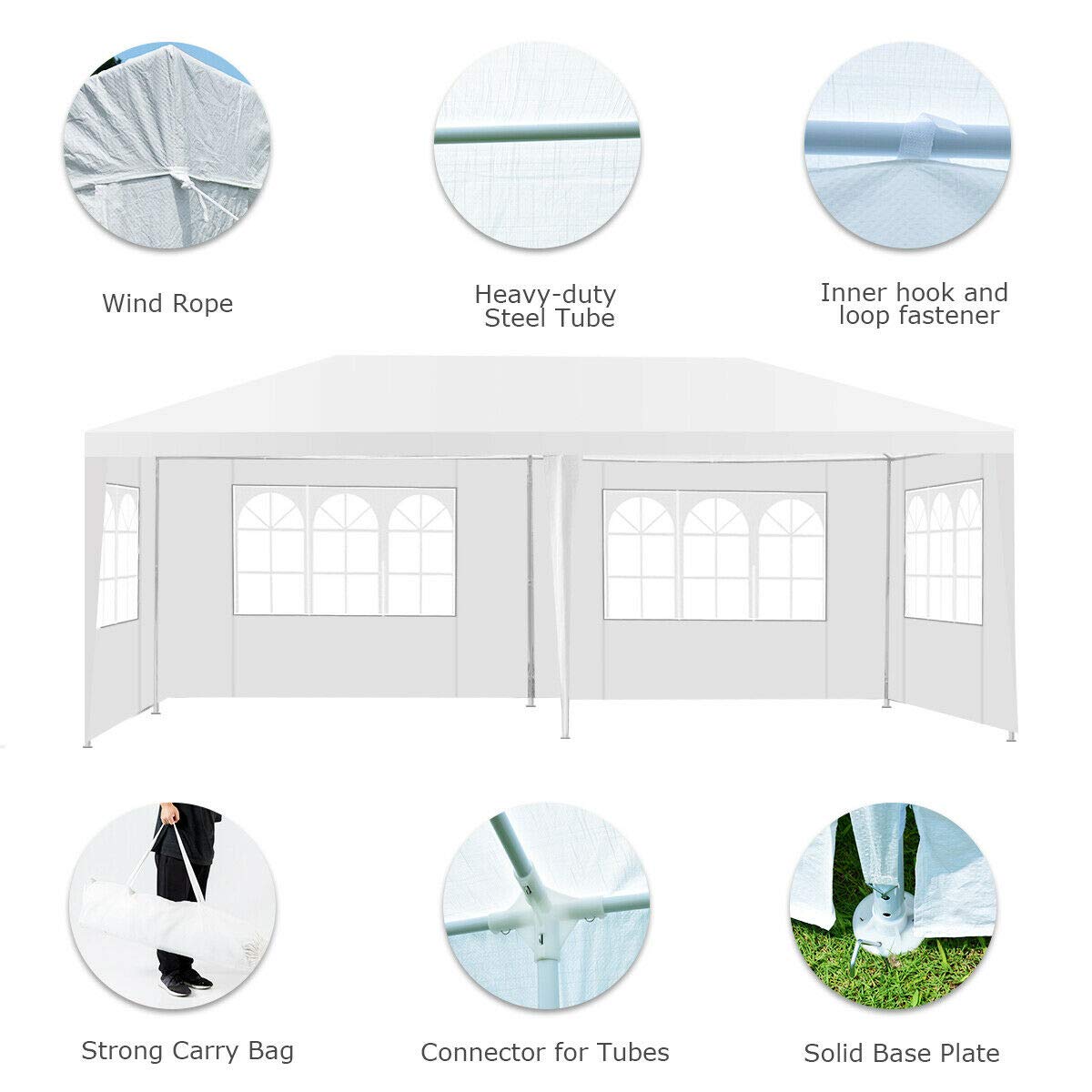 Tangkula waterproof-anti-uv-tarp shows weather resistance and longevity.