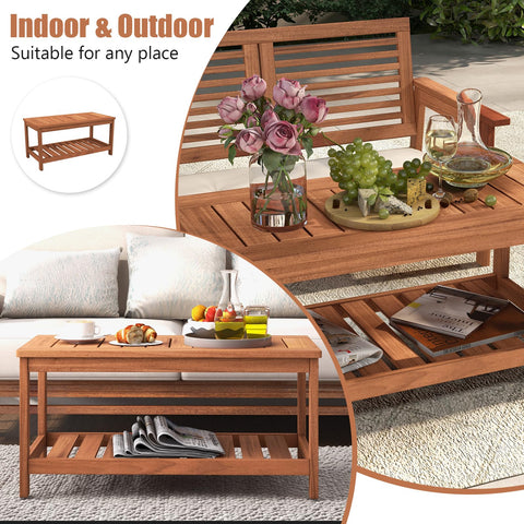 Tangkula table suited for both indoor and outdoor spaces.