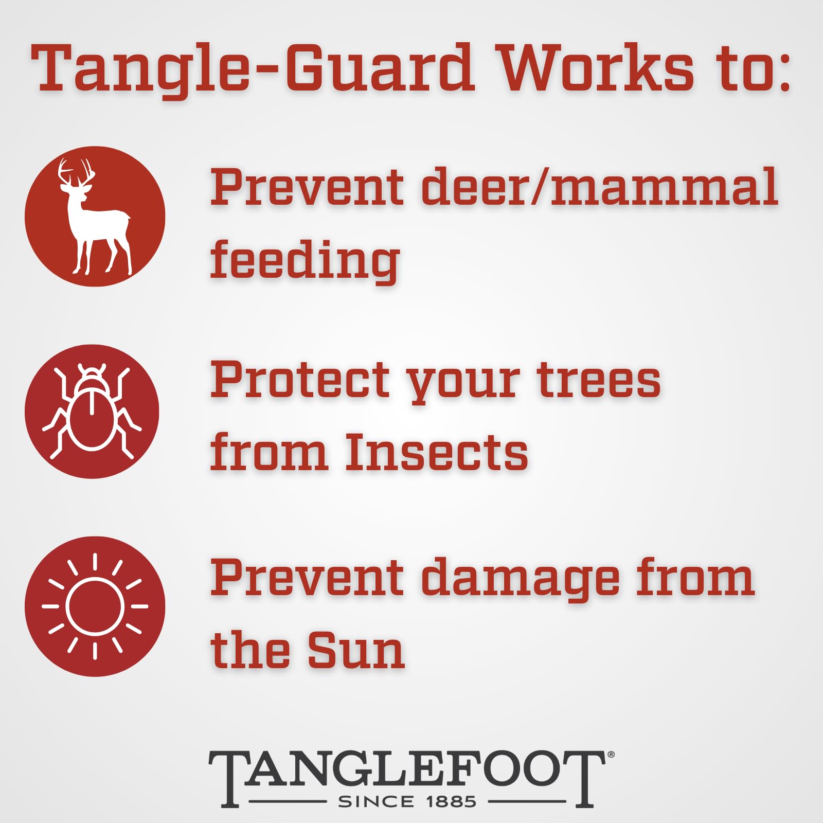 Tanglefoot Tangle-Guard 50-foot roll covers multiple trees in one application