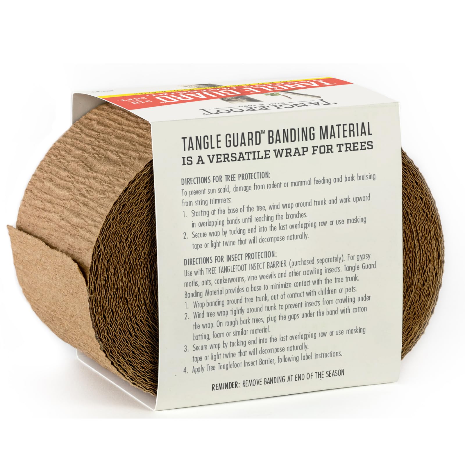 Tanglefoot Tangle-Guard protection suitable for winter and summer use