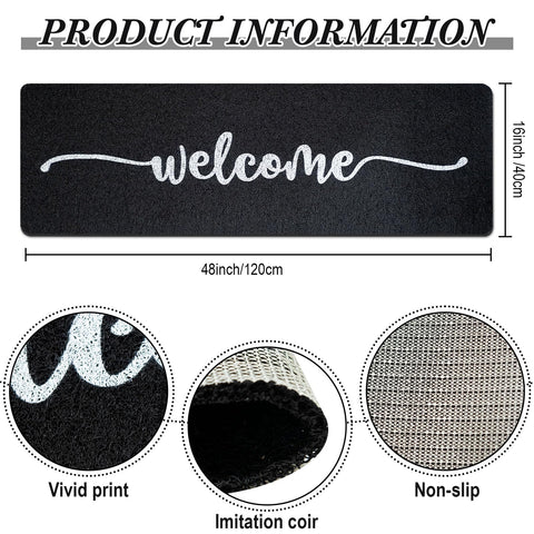 Tangren doormat with imitation coconut texture for durability and natural look