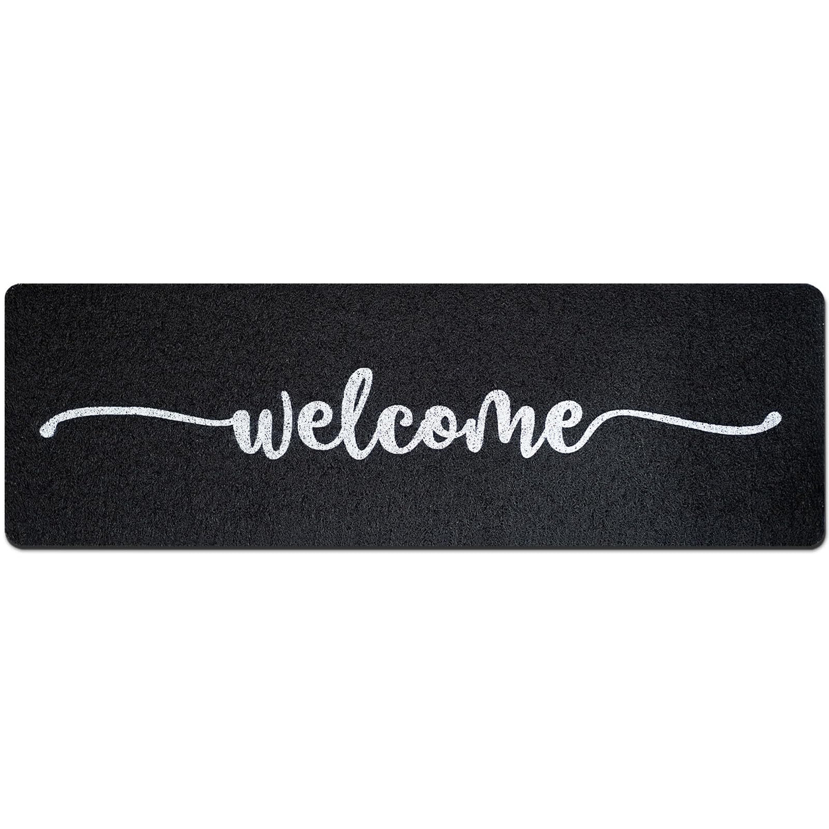 Tangren long doormat 48x16 front door mat with large wiping area for dirt control