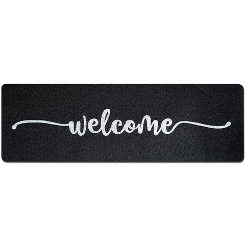 Tangren long doormat 48x16 front door mat with large wiping area for dirt control