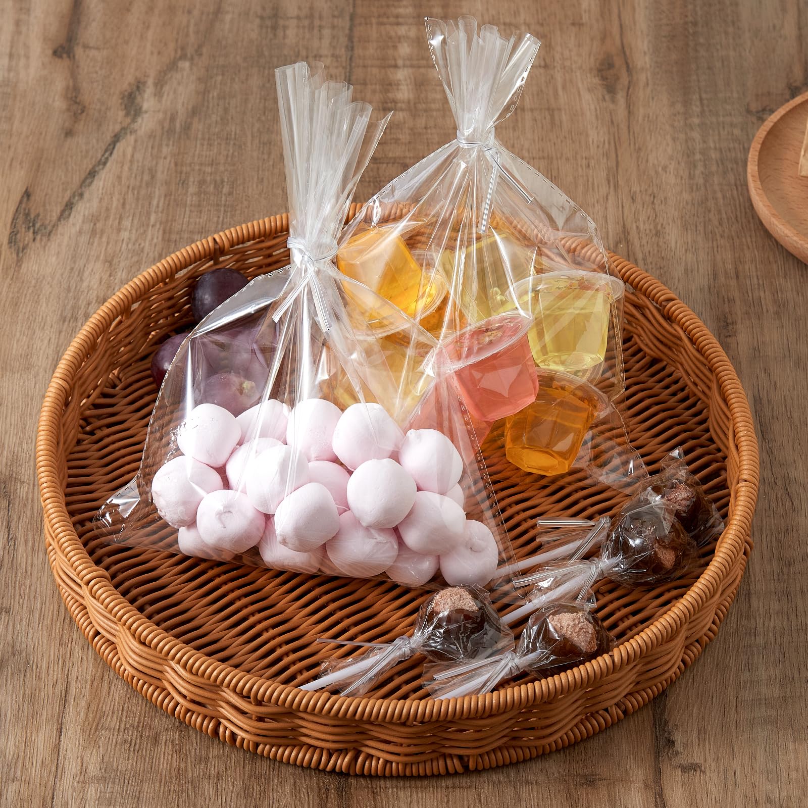 Tangyinrd Clear Twist Ties seal coffee bags preserving aroma.