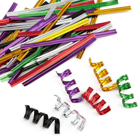 Tangyinrd gold twist ties decorating bouquets and gift wraps