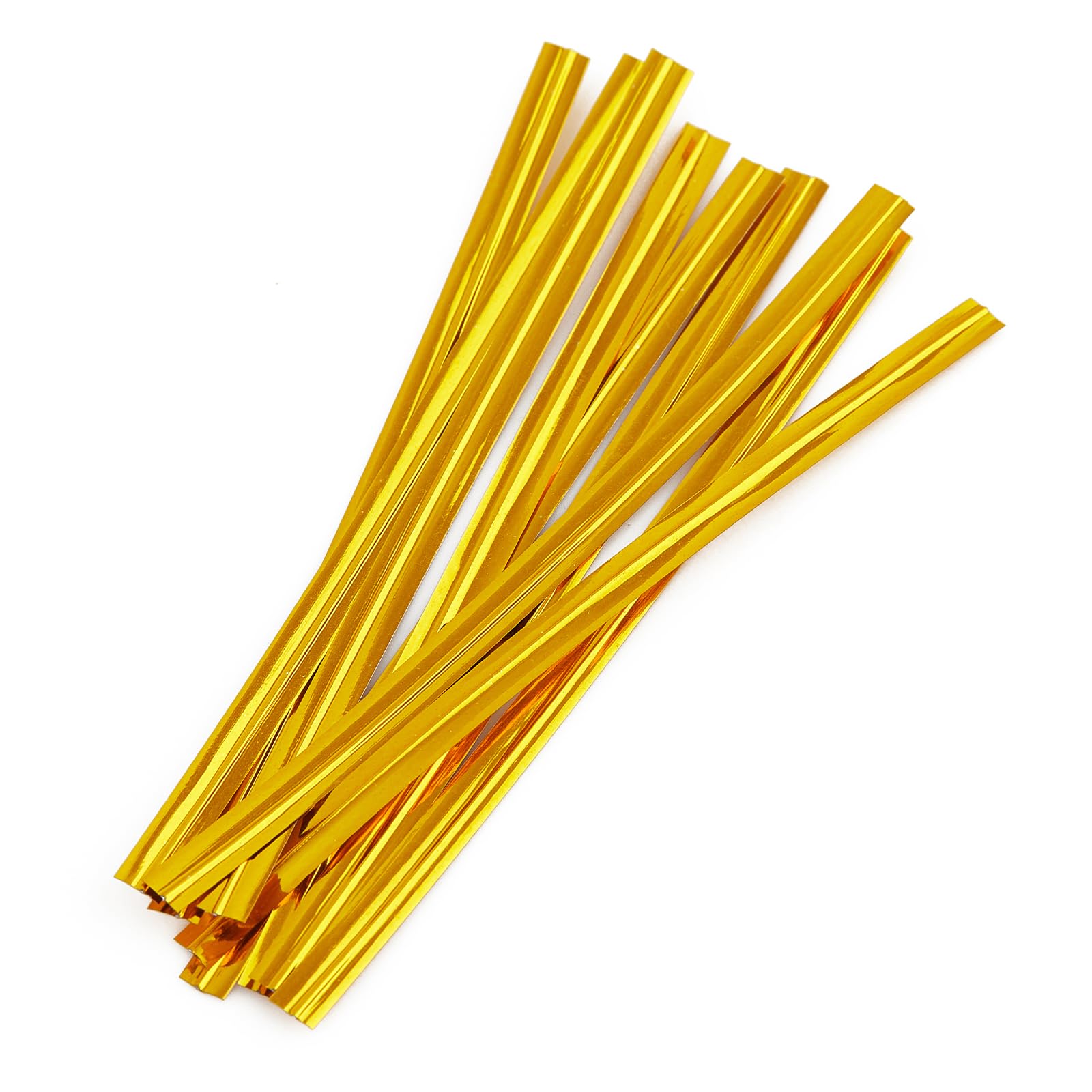 Tangyinrd gold twist ties on candy boxes for secure, attractive presentation
