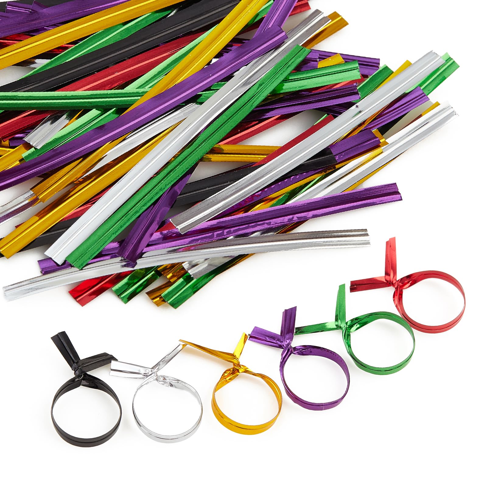Tangyinrd gold twist ties ideal for crafts and DIY projects