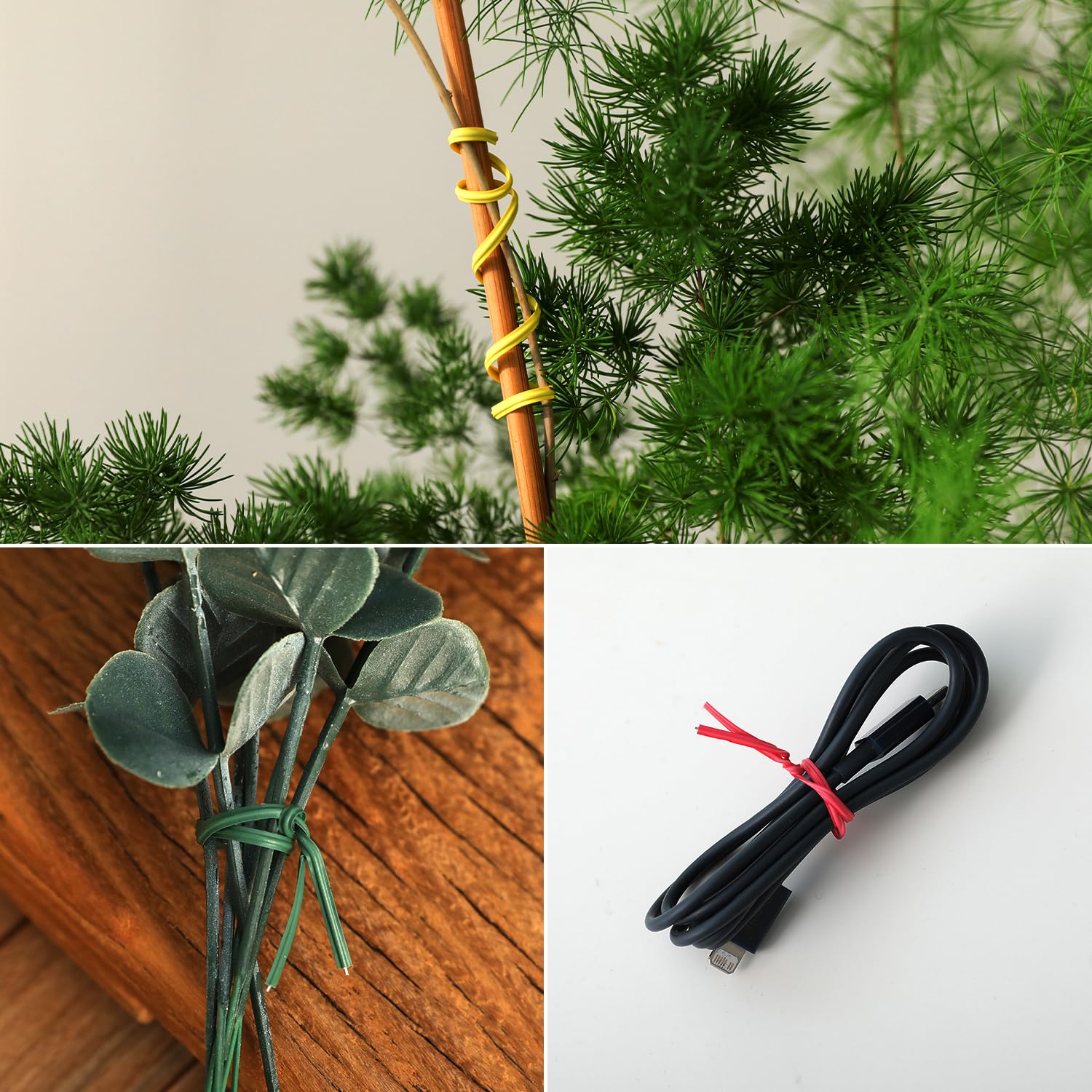 Tangyinrd office-cable-management ties tidy cables under a desk for easier cleanup.