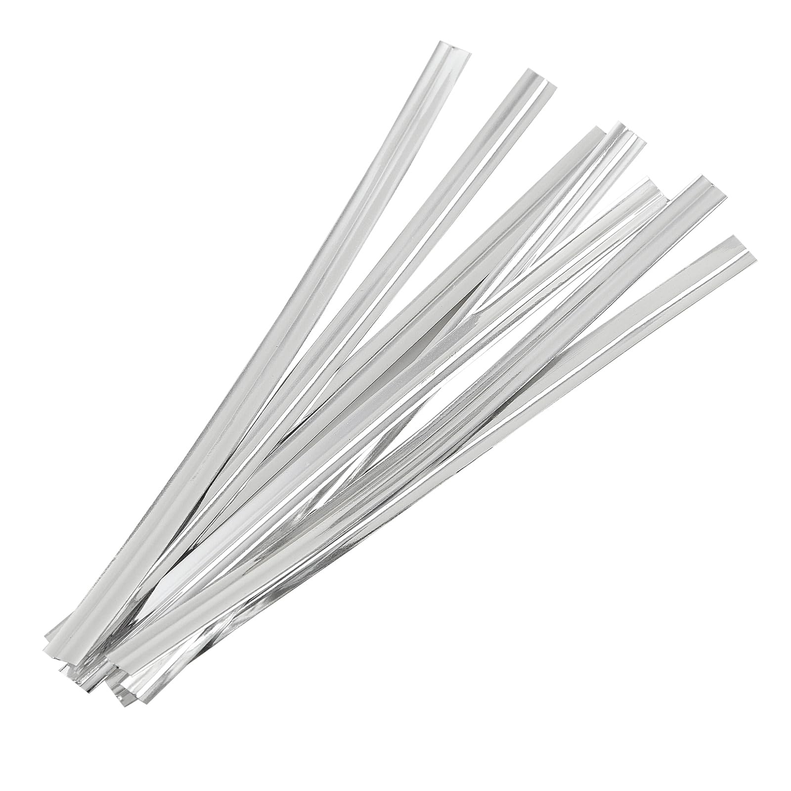Tangyinrd silver twist ties tying bouquets for a bright, reusable touch