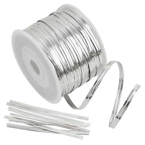 Tangyinrd silver twist ties securing bread bags for freshness and tidy presentation