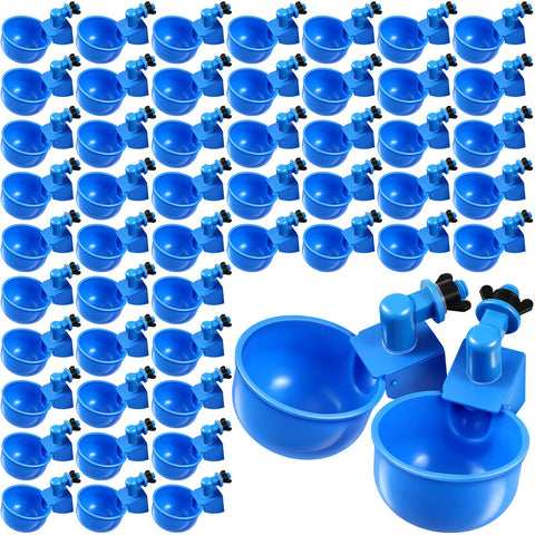 Tanlade chicken waterer cup close-up showing reliable flow for healthy poultry