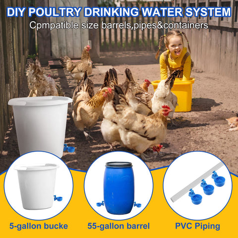 Tanlade water cup filling action keeps drink accessible during busy farm days