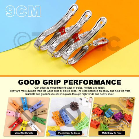 Tanstic large open mouth clip grips thick materials securely for quick tasks.