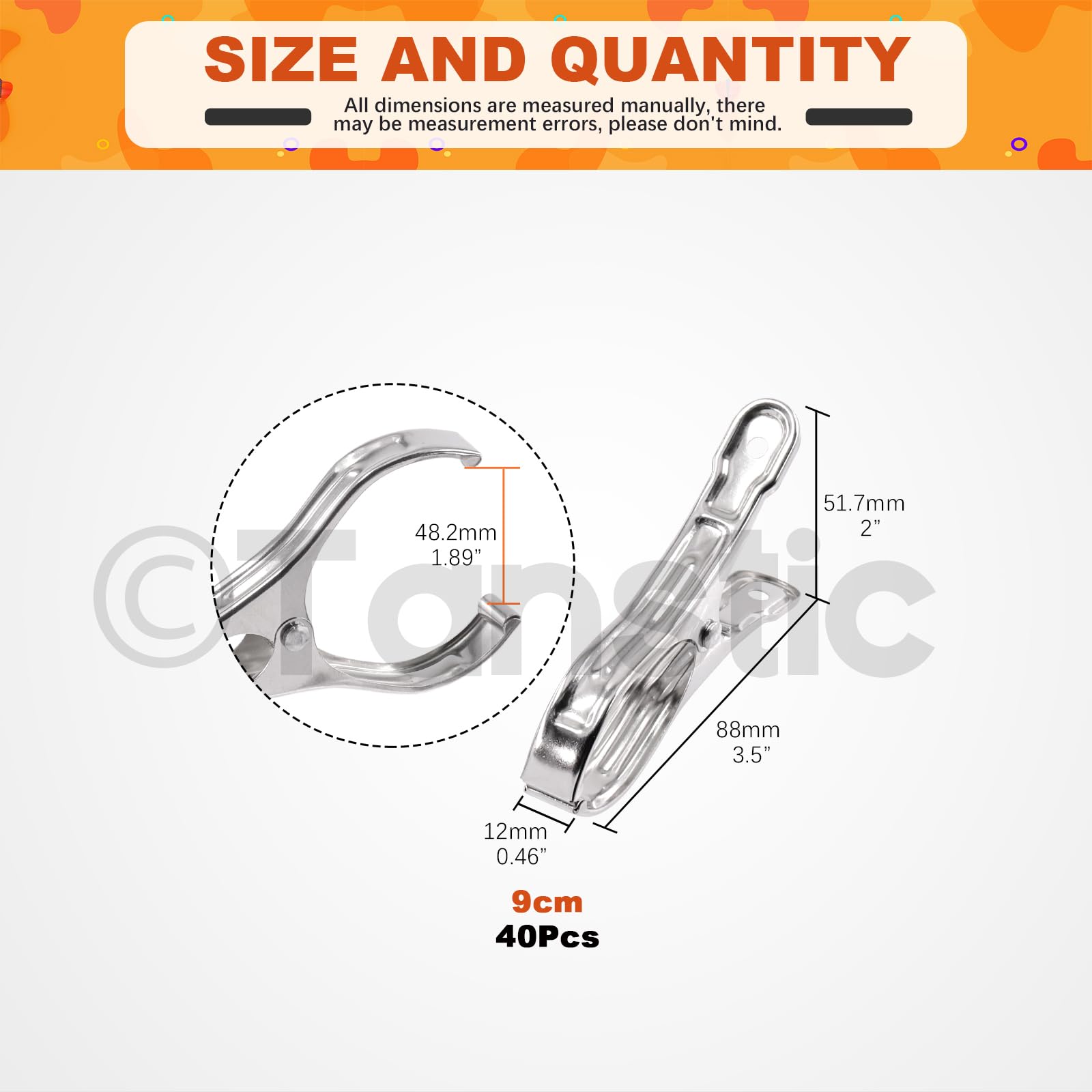 Tanstic stainless steel garden clip delivers durable, rust-resistant performance in outdoor setups.