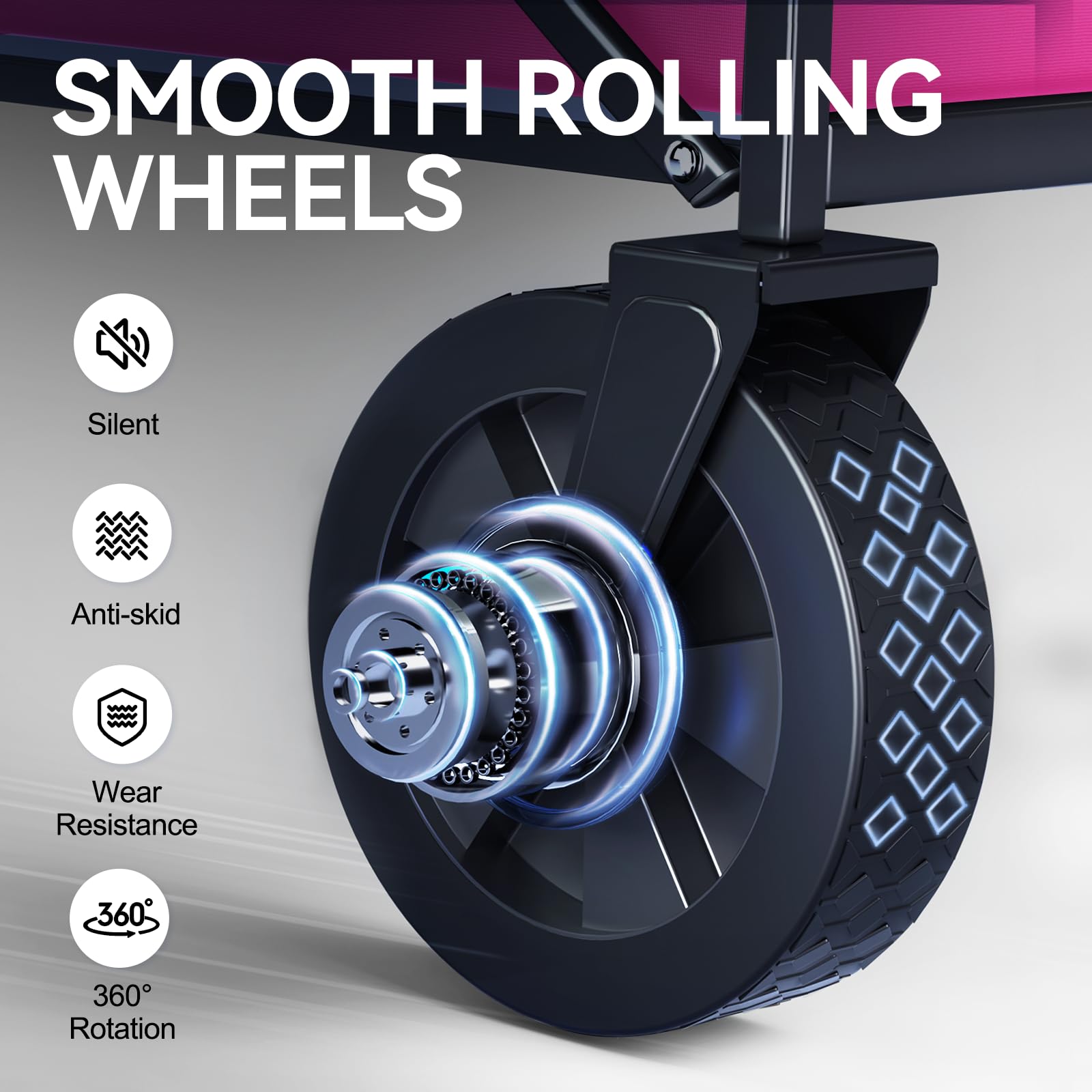 TANSTRIDER ergonomic adjustable handle offers comfortable, customizable pulling.