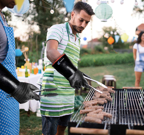 TANSYAN 932°F gloves offer anti-slip palm grip for hot tools.