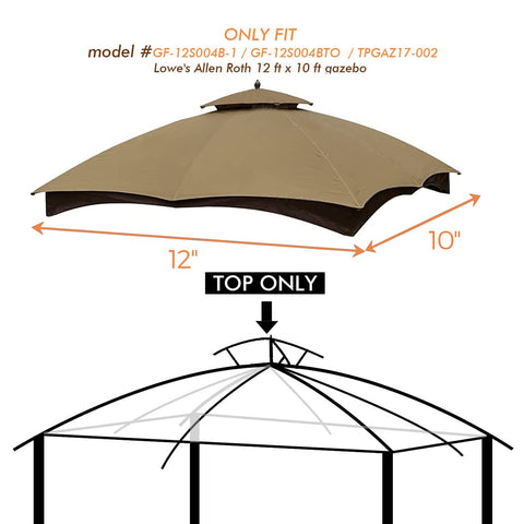 Tanxianzhe double-tier design khaki canopy improves airflow and stability.