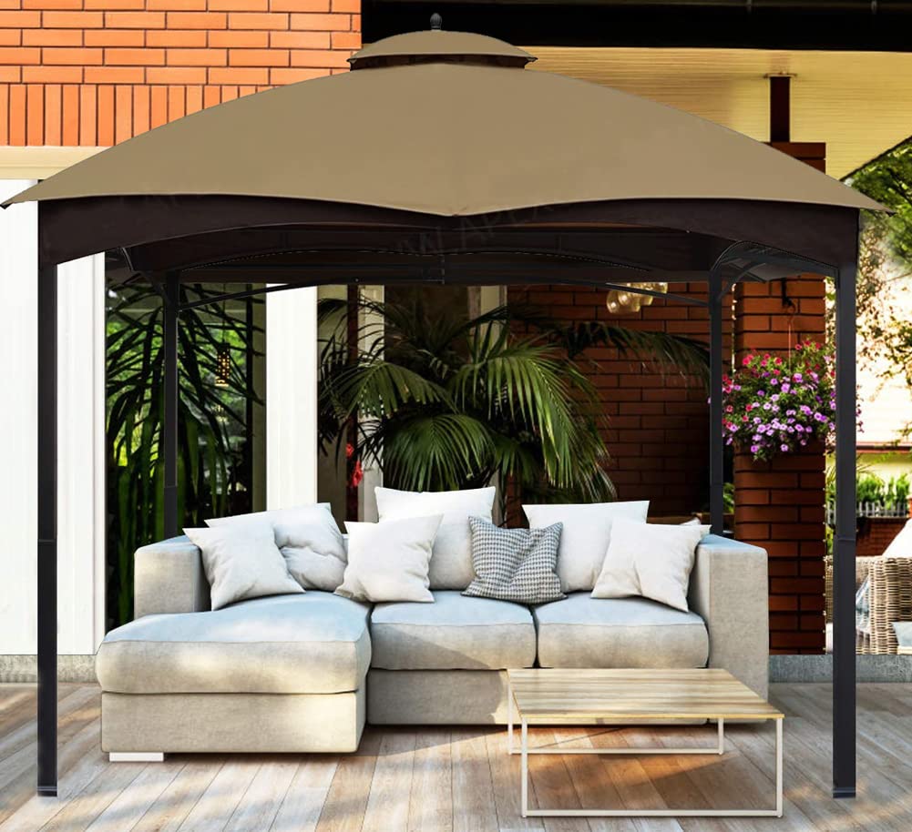 Tanxianzhe easy-installation khaki canopy top saves time.