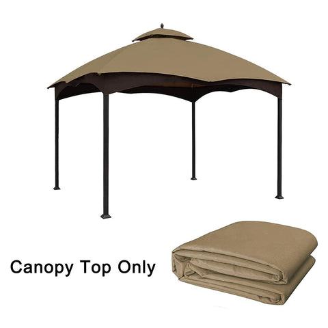 Tanxianzhe water-repellent khaki canopy fabric shields against drizzle.