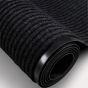 TANYOYO entrance mat on office floor with skidding-free backing