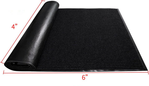 TANYOYO rubber-backed mat resists water and dirt, protecting floors
