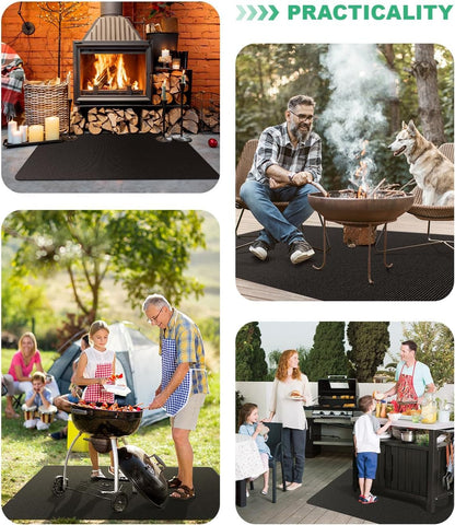 TAOMAND easy-clean grill mat ready for reuse after rinse