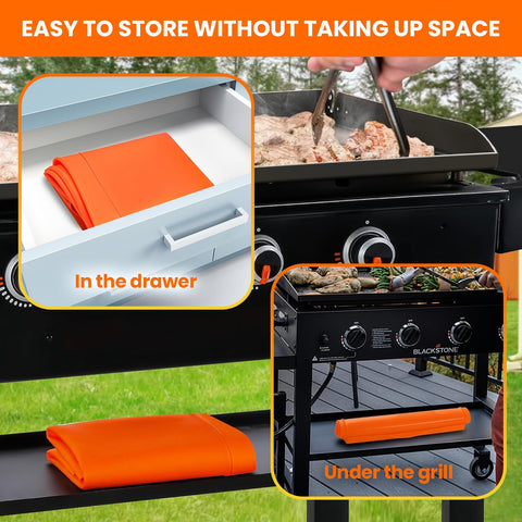 TAOMAND secure fit prevents shifting during busy grilling sessions