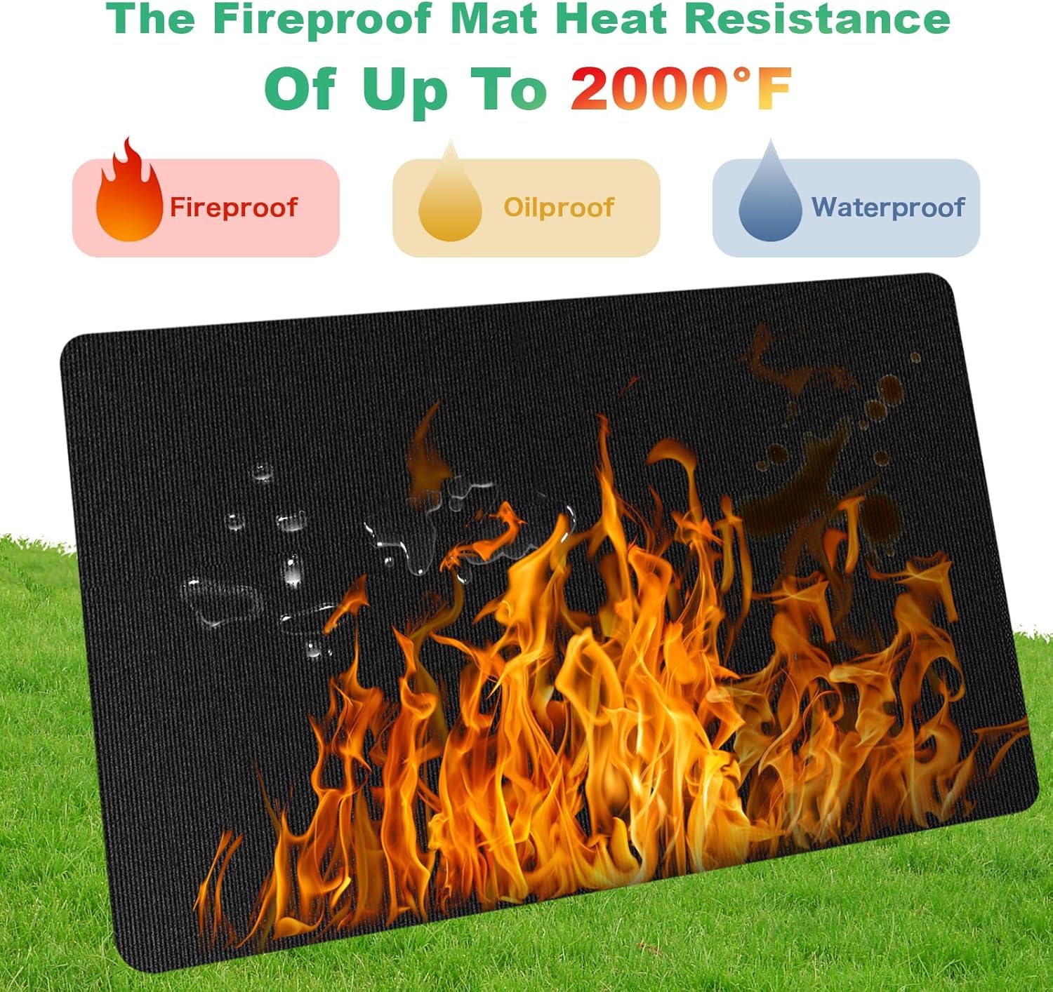 TAOMAND waterproof and oil-proof surface cleans easily after outdoor grilling.