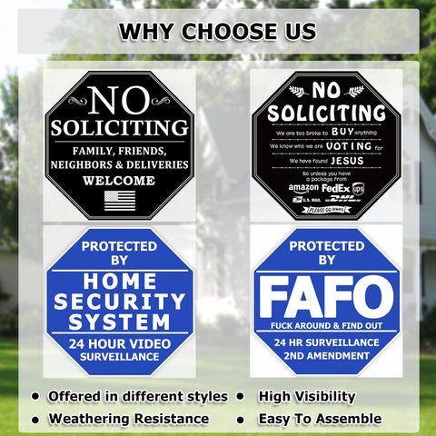 TAOSAMKF FAFO sign installation hardware and setup steps